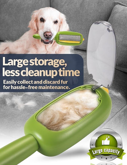 Portable Lint Brush,Reusable Lint Roller,Washable Pet Hair Removal Tool for Clothes,Furniture,Pet Hair Remover for Cats and Dogs Fur,Ideal Replacement for Sticky Refills Lint Roller/Removers