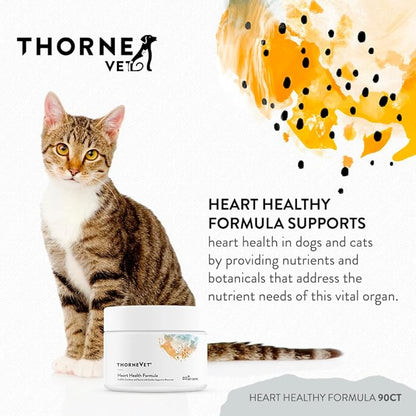ThorneVET Heart Healthy Formula – Cardiovascular Support for Dogs &amp; Cats, 90 Soft Chews