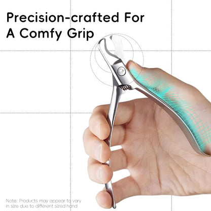 Dog Nail Clippers &amp; Cat Nail Trimmers - Sharp Stainless Steel Professional Pet Nail Clippers for All Dogs, Thick Nails &amp; Indoor Cats - Ergonomic Non-Slip Handle for Safe, Comfortable Grooming