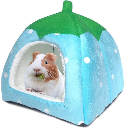 Guinea Pig Hideout Bed Rabbit House Cave Accessories Cozy Hide-Out for Bunny Hedgehog Ferret Chinchilla&amp;Other Small Animals