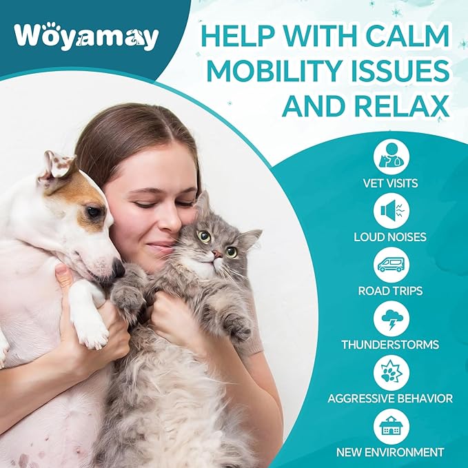 Camling Oil for Dogs and Cats - Camling Oil Drops Rich in Omega 3, 6, 9 and Organic Extract Helps Pets with Аnxiеty &amp; Strеss, Hip &amp; Joint, Skin &amp; Coat Support (4 Pack)