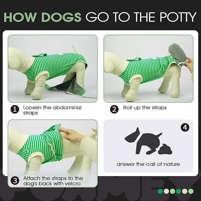 FUAMEY Dog Recovery Suit Male,Dogs Surgery Neuter Suits Puppy Spay Shirts for Female Protect Dog&
