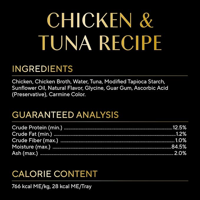 Sheba Selections Filets in Broth Adult Wet Cat Meal Complement Chicken &amp; Tuna Recipe, 1.3 oz. Cups, 12 Count