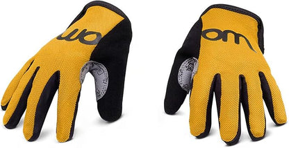 woom TENS Bike Gloves, Child’s &amp; Youth Bicycle Full Finger Protection with Grip for Road Cycling &amp; Mountain Biking (Boys &amp; Girls)