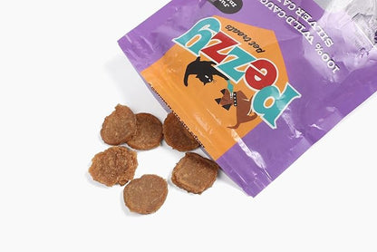 Silver Carp Chips Dog &amp; Cat Treats | Single Ingredient | Wild Caught | Made w/Invasive Fish | Grain Free | High Protein + Low Fat | Hypoallergenic | Compostable Packaging | Made in The USA