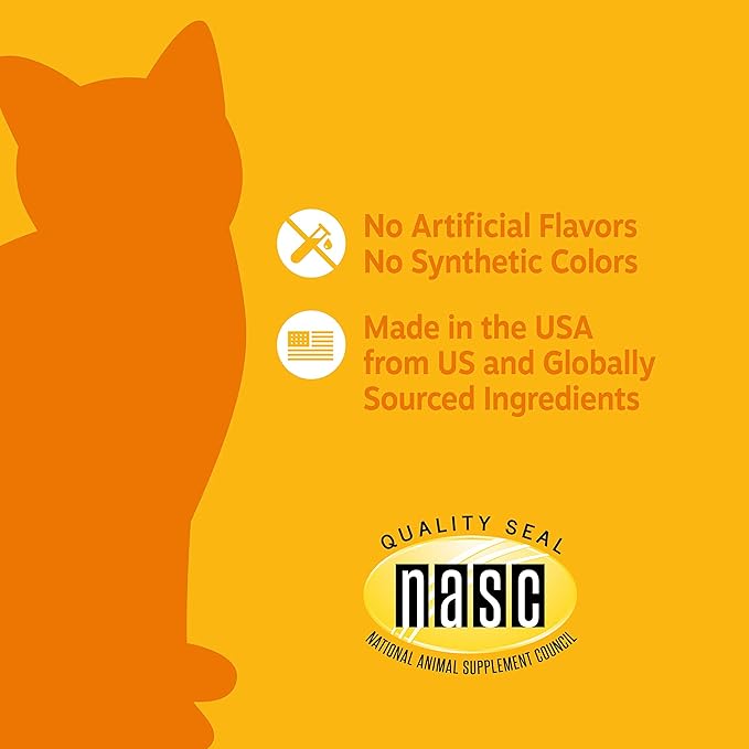 Zesty Paws Calming Chews for Cats - Composure &amp; Relaxation for Everyday Stress &amp; Separation - with Ashwagandha, Organic Chamomile, L-Theanine &amp; L-Tryptophan – Bacon - 60 Count - Cat