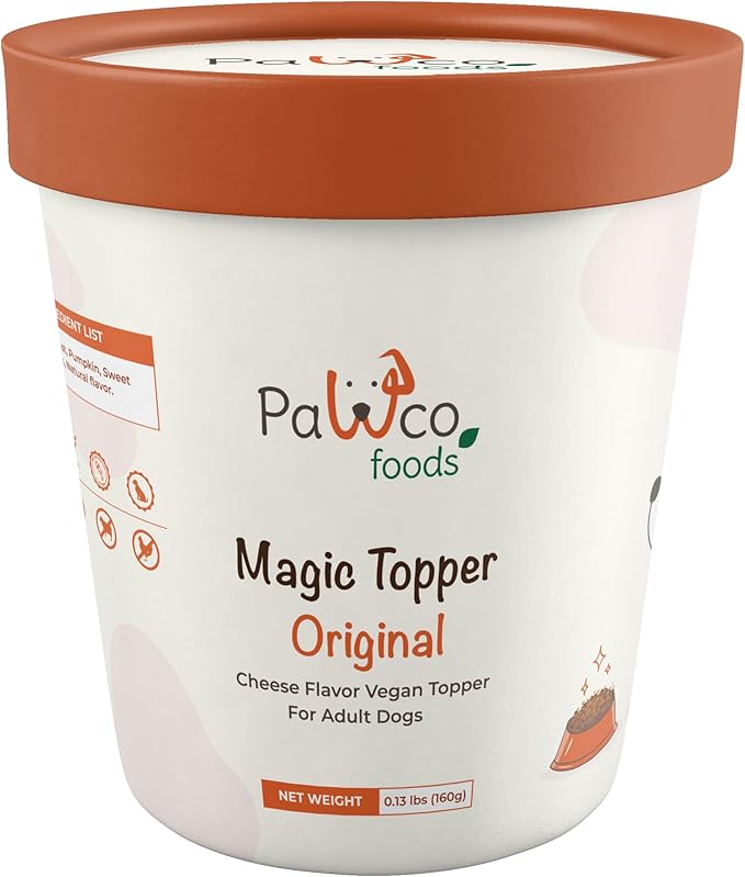 PawCo Magic Topper Original - Dog Food Topper for Picky Eaters, Grain-Free Meal Enhancer, Supports Immune &amp; Digestive Health, 160g