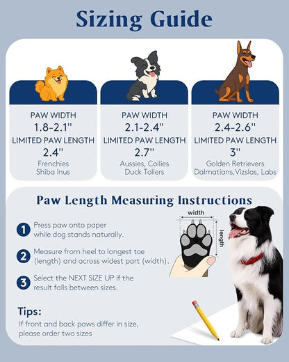 Dog Shoes for Hot Pavement, Breathable Dog Boots Paw Protectors with Adjustable Straps &amp; Non-Slip Sole, Easy On &amp; Off, Waterproof, Easy-Cleaning (Black, M)