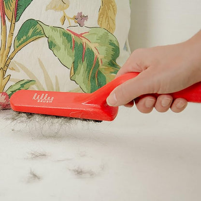 Lilly Brush Fluffy Pets Forever Furless Hair Remover | Gentle Bristled Brush for Home, Lint Brush, Furniture, Fabric &amp; Rug Cleaner