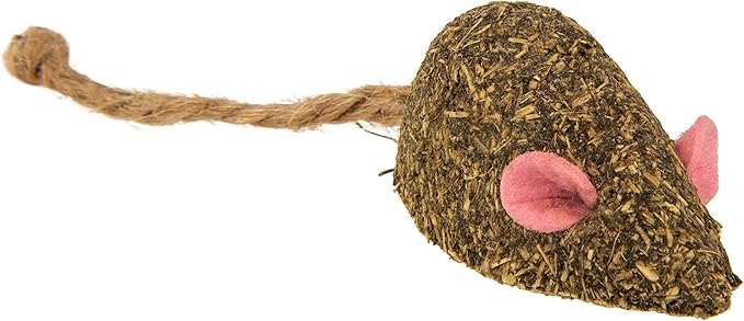 SmartyKat Instincts Mouser Mayhem HappyNip Cat Toy, Compressed Catnip &amp; Silverine-Shaped Mice, Mentally Stimulating, Durable &amp; Less Mess, 2-Pack