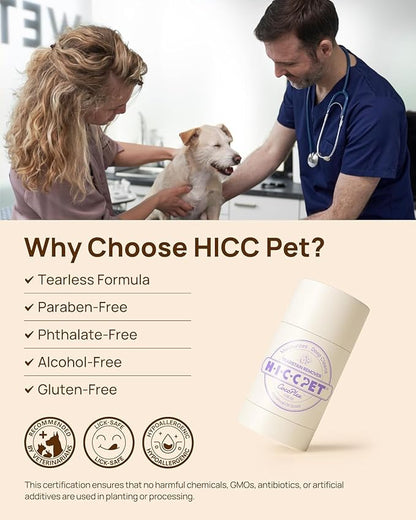 HICC PET Tear Stain Softening Balm All-Natural Tear Stain Remover for Dogs and Cats - Softens &amp; Prevents Tear Stains, Soothes Redness Sensitive Eyes, Long-Lasting Moisturizing Eye Care - 1.06 oz