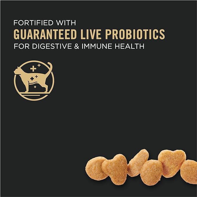 Purina Pro Plan With Probiotics, Sensitive Skin &amp; Stomach, Natural Dry Cat Food, Turkey &amp; Oat Meal Formula - 12.5 lb. Bag