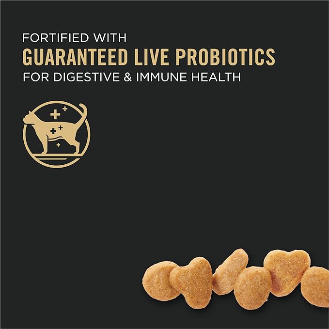 Purina Pro Plan With Probiotics, Sensitive Skin &amp; Stomach, Natural Dry Cat Food, Turkey &amp; Oat Meal Formula - 3.2 lb. Bag