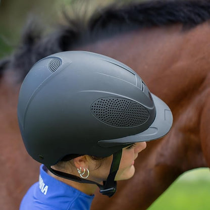 Equinavia Skylar Horse Riding Helmet – Lightweight Equestrian Helmet with Airflow Vents, Adjustable Dial &amp; Removable Liner, ASTM F1163-23/SEI Certified