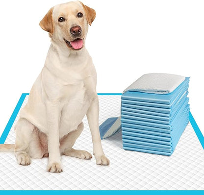 IMMCUTE Large Dog Pee Pads 28"x30"-30 Count | Large Puppy Pee Training Pads Super Absorbent &amp; Leak-Proof | Disposable Pet Piddle and Potty Pads for Puppies | Dogs | Doggie| Cats | Rabbits