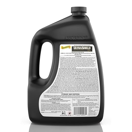 Absorbine UltraShield EX 128oz Insecticide, Kills &amp; Repels Flies, Mosquitoes, Ticks, Fleas, Lice, Use on Horses, Dogs, Premises