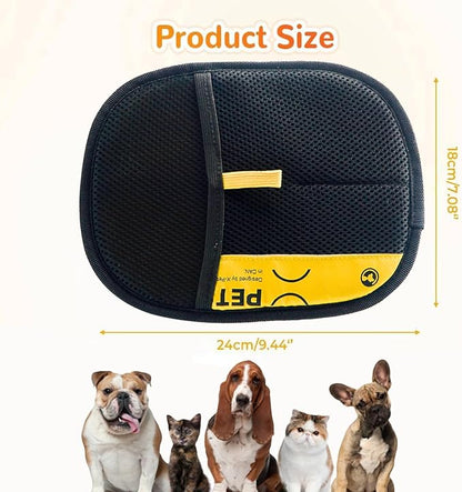 Pet Hair Removal Glove for Cats &amp; Dogs,Pet Hair Remover Electrostatic Gloves,Efficient Pet Grooming Gloves,Reusable Cat &amp; Dog Hair Remover for Couch, Furniture, Carpet, Curtain(3PC)