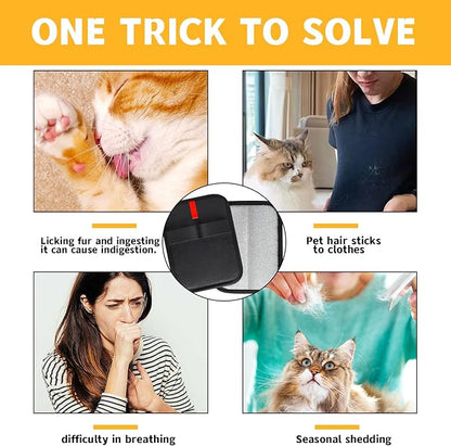 2PCS Electrostatic Pet Hair Removal Gloves,Pet Hair Removal Tool,Reusable Cat &amp; Dog Hair Remover for Carpet,Couch,Furniture,Car Seat,Cat Grooming Gloves