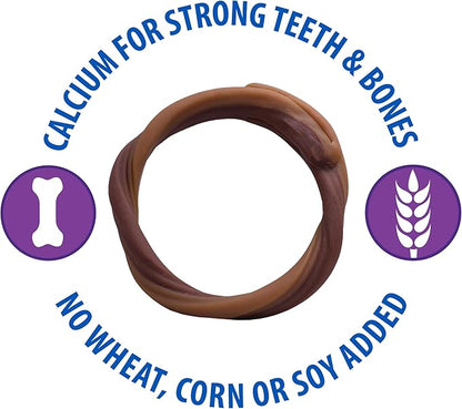N-Bone Puppy Teething Rings Pumpkin Flavor 6 Count Bag Multi Pack, Total 3 Bags, 21.6-oz (18 Rings)