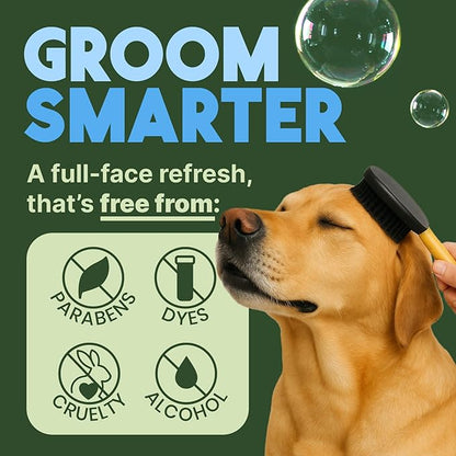 TropiClean Hypoallergenic Waterless Dog Shampoo | Dry Shampoo for Allergies &amp; Sensitive Skin | Safe for Cats | Puppies &amp; Kittens | No Rinse | 7.4oz