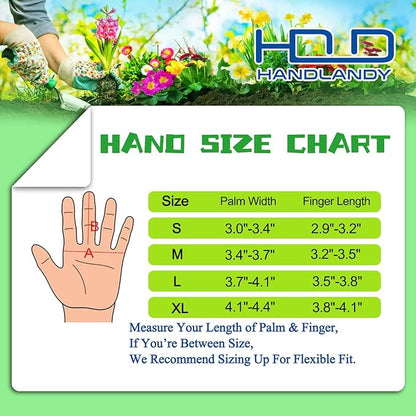 HANDLANDY Rose Pruning Gloves for Men &amp; Women, Long Thorn Proof Gardening Gloves, Breathable Pigskin Leather Gauntlet, Best Garden Gifts &amp; Tools for Gardener