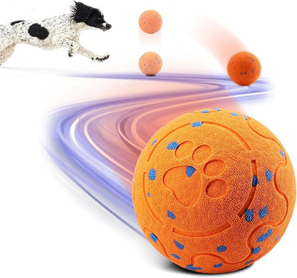 Interactive Dog Ball Toy, Automatic Moving Bouncing Rotating Smart Ball with 3 Modes, Durable E-TPU Material for Medium &amp; Large Dogs, IP54 Waterproof Stimulation Toy to Keep Dog Busy &amp; Active