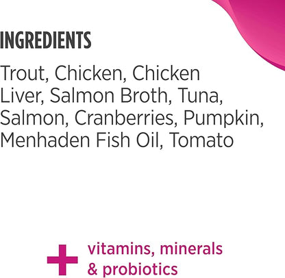 Nulo Trout &amp; Salmon Recipe Pate Wet Canned Cat Food, 5.5 Ounce (Pack of 24)