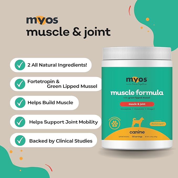MYOS Muscle &amp; Joint Powered by Fortetropin with Green Lipped Mussel (396 gr)