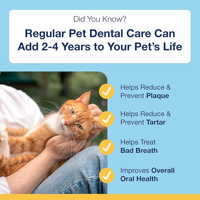 ProDen PlaqueOff Powder for Cats - Plaque &amp; Tartar Reducer, Breath Freshener, Feline Oral Care - 40g
