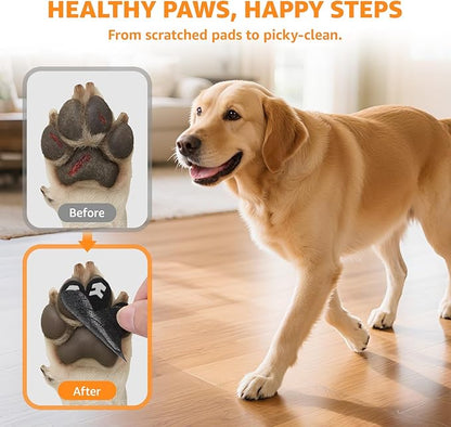 Loobani Paw Pads for Dogs Traction: Anti Slip Dog Paw Grippers for Senior Dogs Walking on Hardwood Slippery Floors - Dog Paw Protector Stickers for Prevent Licking &amp; Wound Care, Easy Using