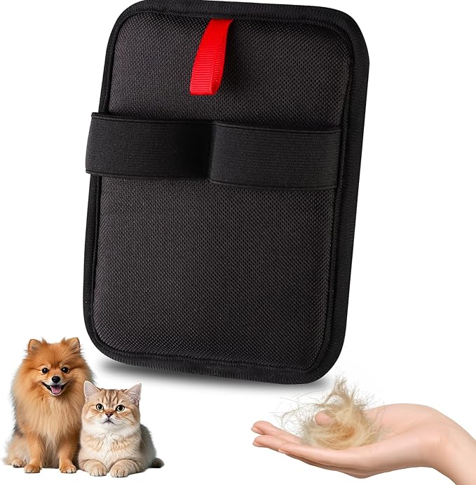 Pet Hair Remover Glove, Pet Hair Remover Tools, Reusable Cat &amp; Dog Hair Removal Grooming Brush, Suitable for Couch, Furniture, Carpet, Curtain