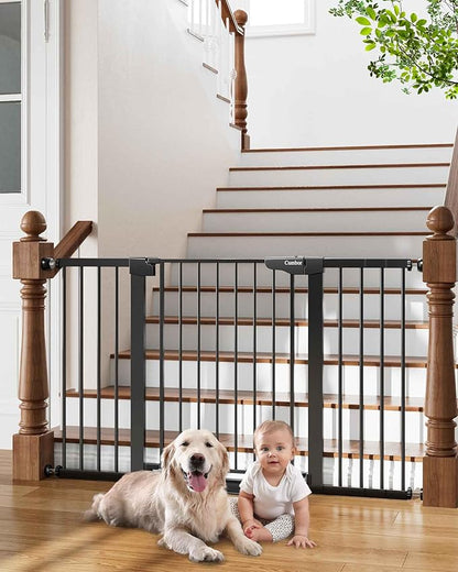 Cumbor 29.7-54.2" Wide Baby Gate for Stairs, Mom&