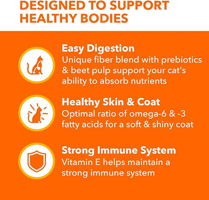 IAMS Proactive Health Adult Sensitive Digestion &amp; Skin Dry Cat Food with Turkey, 6 lb. Bag