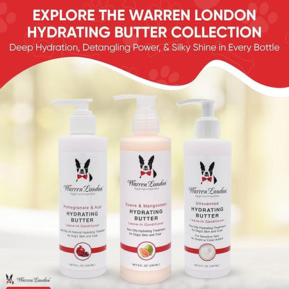 Warren London - Hydrating Butter For Dogs Skin &amp; Coat,8 Oz,Pomegranate &amp; Acai