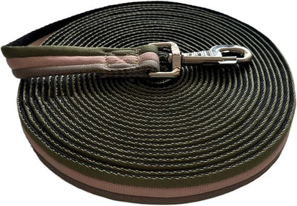 Premium Horse Training Lunge Line with Alloy Trigger Buckle for Accurate Equestrian Training of 26 Foot (8 Meters)