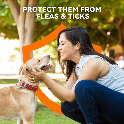 Flea and Tick Prevention for Dogs, Addcool Dog Flea and Tick Treatment, Flea &amp; Tick Control Topical Drops, 3 Doses, Vet-Recommended(45-88 lbs)