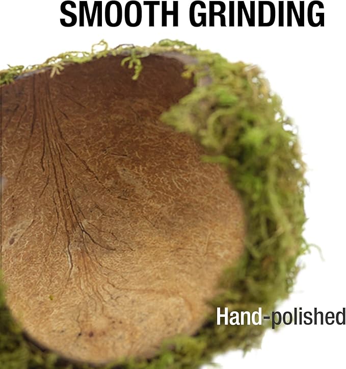 Hamster Hideout - Large, Natural Moss, Handcrafted for Syrian Hamsters, Rats &amp; Guinea Pigs, Safe &amp; Eco-Friendly