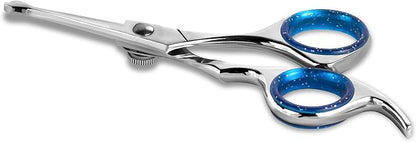 Laazar Straight Dog Grooming Scissors - Comfortable Around The Eyes Cat &amp; Dog Scissors | Blunt Dog Trimming Scissors| Premium Stainless Steel | Grooming Scissors For Dogs - Dog Hair Scissors