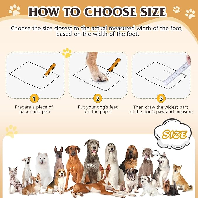 Dog Shoes, FISHOAKY Dog Shoes for Large Dogs, Mesh Breathable Dog Boots &amp; Paw Protectors for Summer Hot Pavement Winter Snowy, 360°Anti Slip 4Pcs Dog Booties with Reflective Khaki (Size 4)