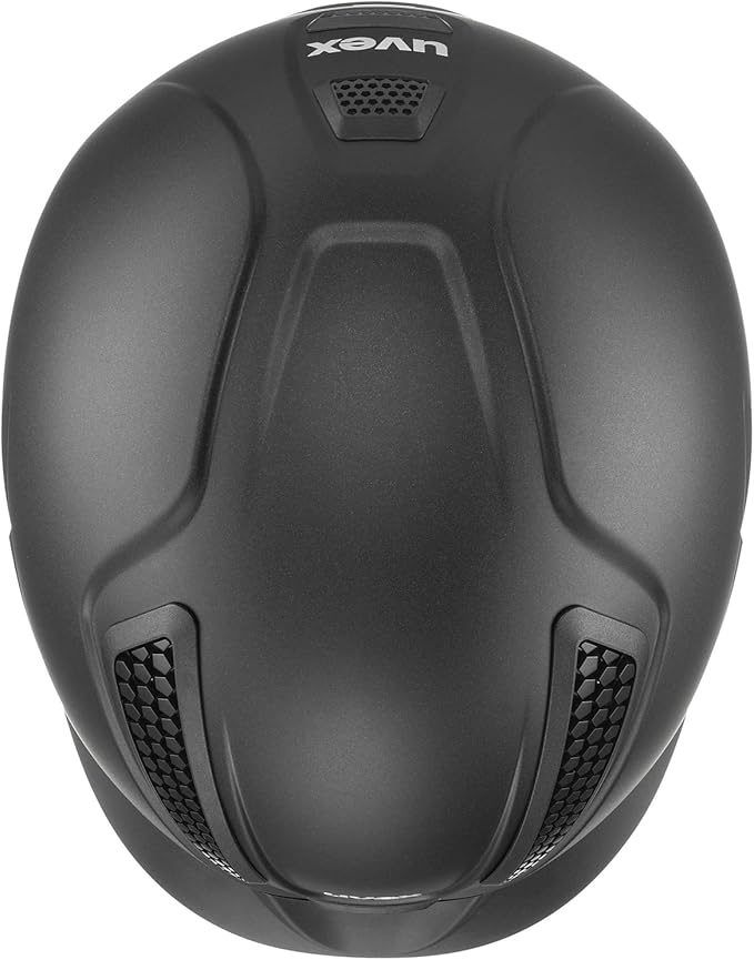 uvex perfexxion II Horse Riding Helmet for Women &amp; Men, Black - Adjustable &amp; Excellent Ventilated Helmet