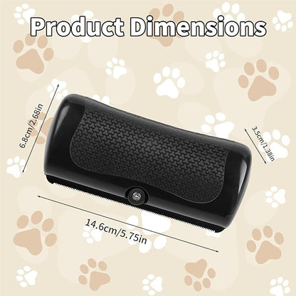 Deshedding Dog Brush - Pet Grooming Tool for Dogs &amp; Cats, Removes Loose Hair on Short &amp; Long Coats, Easy to Clean