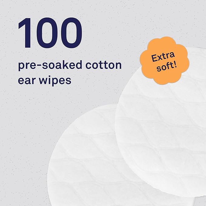 Petpost | Dog Ear Cleaner Wipes - Ultra Soft Cotton Pads in Coconut Oil Aloe Solution - Dog Ear Rinse &amp; Cleanser 100 ct.