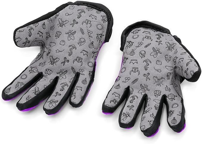 woom TENS Bike Gloves, Child’s &amp; Youth Bicycle Full Finger Protection with Grip for Road Cycling &amp; Mountain Biking (Boys &amp; Girls)