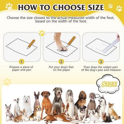 Dog Shoes, FISHOAKY Dog Shoes for Large Dogs, Mesh Breathable Dog Boots &amp; Paw Protectors for Summer Hot Pavement Winter Snowy, 360°Anti Slip 4Pcs Dog Booties with Reflective Black (Size 8)