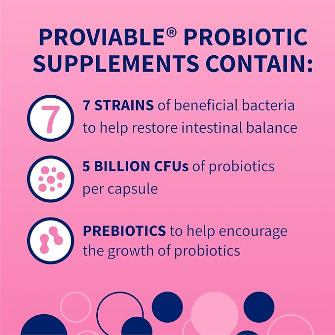 Nutramax Laboratories 30 Count Proviable Health Supplement for Cats and Dogs (PROVDC30)