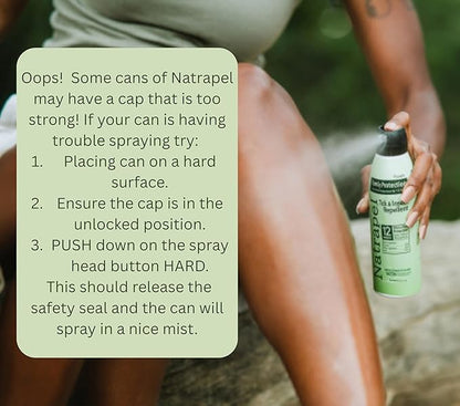 Natrapel Tick &amp; Insect Repellent Eco-Spray - Bug Spray with 20% Picaridin - Family Protection Against Mosquitoes, Ticks &amp; More - Up to 12 Hours of Protection - 6 oz (2 Pack)