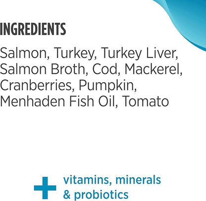 Nulo Salmon &amp; Mackerel Recipe Pate Wet Canned Cat Food, 12.5 Ounce (Pack of 12)