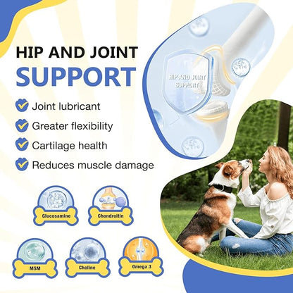 NATURE TARGET Dog Multivitamins for Overall Health with Minerals, Immune Support, Digestive Health, Joint, Hip, Skin &amp; Coat Care with Probiotics, Glucosamine, Enzymes, 120 Freeze Dried Chews