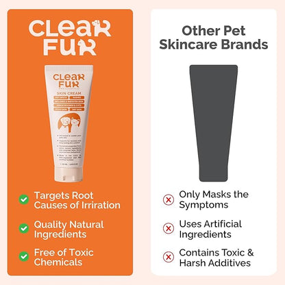 Hot Spot &amp; Itch Relief Skin Cream for Dogs &amp; Cats | Fast &amp; Lasting Relief | Treats the Source | Natural Ingredients &amp; Colloidal Silver | Vet-Recommended | Safe &amp; Non-Toxic | Made in USA (2oz)
