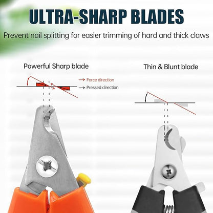 Dog Nail Clippers 767C – Heavy Duty Nail Trimmers for Large &amp; Small Breeds, Easy-to-Use Pet Clippers for Thick Nails, Dog Toenail Clippers for Large Dogs